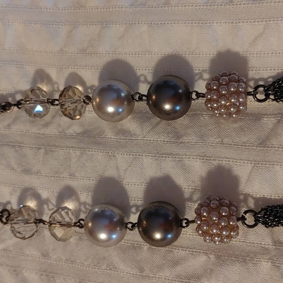 RMN Roman Company Signed Vintage Multi strand Beaded Necklace - Picture 5 of 7